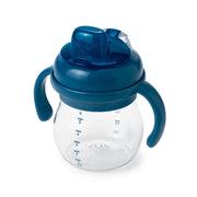 OXO - Transitions Soft Spout Sippy Cup With Removable Handles - Navy - Limolin 