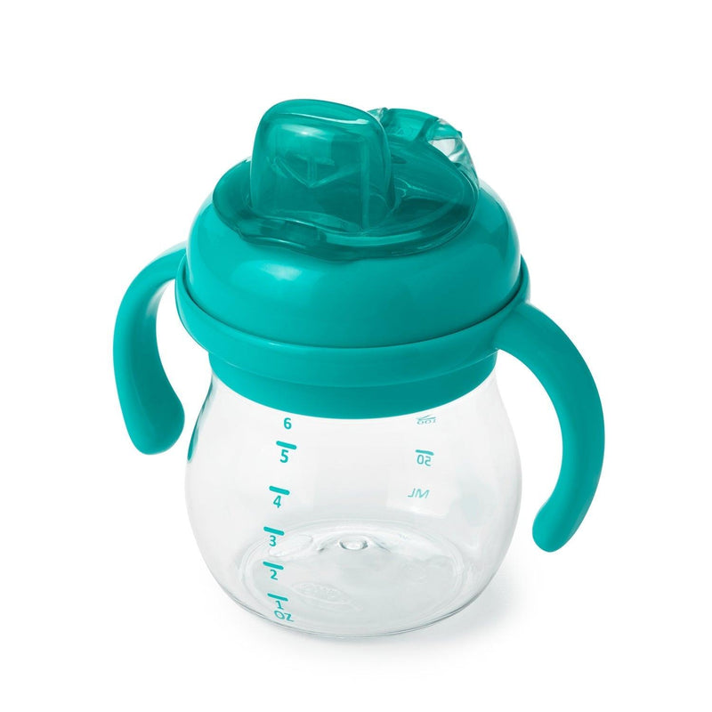 OXO - Transitions Soft Spout Sippy Cup With Removable Handles - Navy - Limolin 