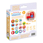 BANANA PANDA - ON-THE-GO MEMORY GAME - VEHICLES - 30 discsÂ- (2+) - Limolin 