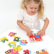 BANANA PANDA - ON-THE-GO - 20pc PUZZLE - VEHICLES (2+) - Limolin 