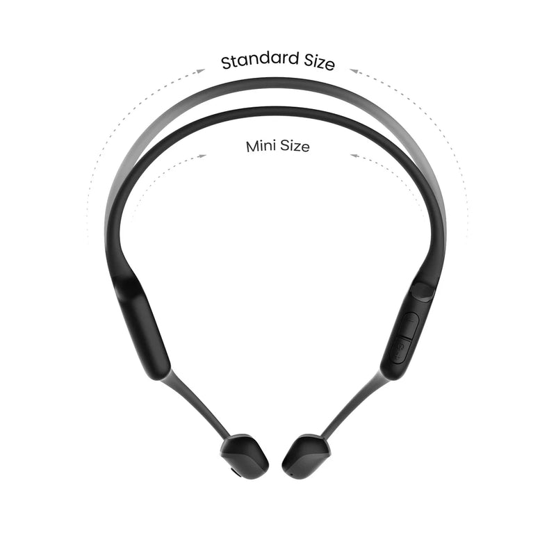 Shokz - Shokz OpenRun Air 2 Mini Black Bluetooth Headset with Mic Bone Conduction - Lightweight - Waterproof IP67