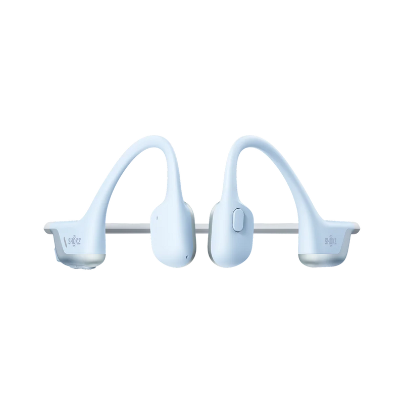 Shokz - Shokz OpenRun Air 2, Ice-Blue Bluetooth Headset with Mic Bone Conduction - Lightweight - Waterproof IP67