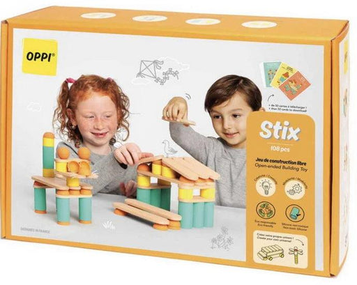 Oppi Toys - Stix - 108 Pieces - Limolin 