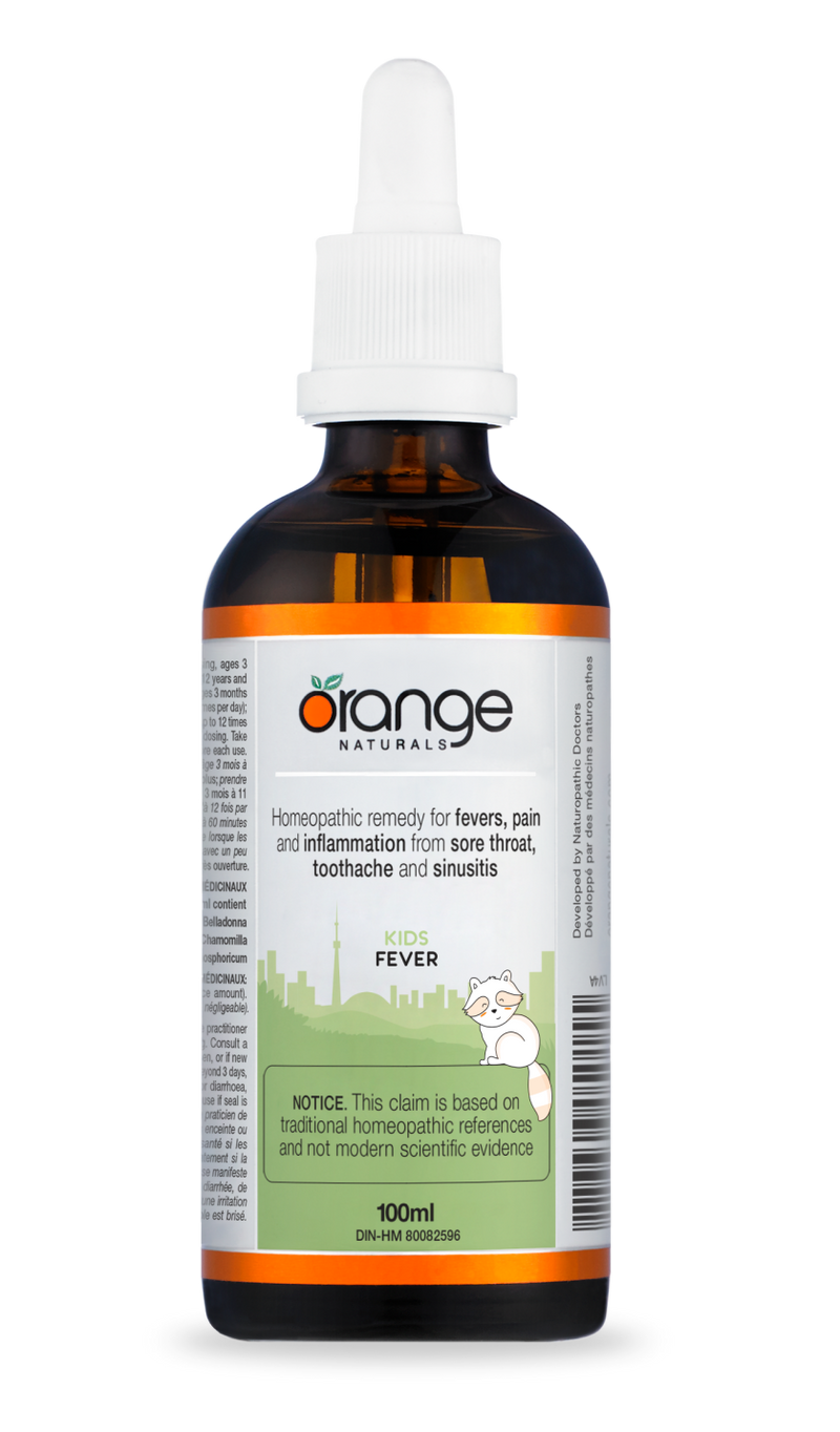 Orange Naturals - Kids Fever 100ml - Limolin 