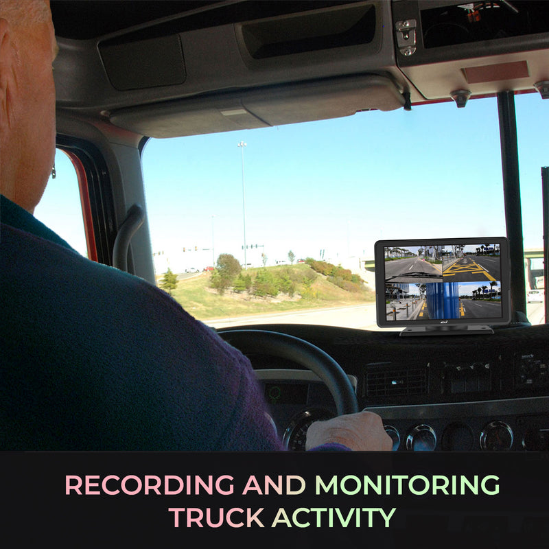 myGEKOgear - Dashcam - Orbit T100 4 Channel for Commercial Truck with a 10.1inch IPS Screen