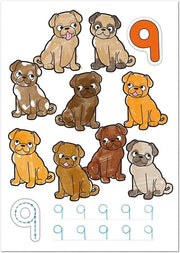 Orchard Toys - Cahier � Colorier D'Autocollants 1-20 - Limolin 