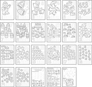 Orchard Toys - Cahier � Colorier D'Autocollants 1-20 - Limolin 