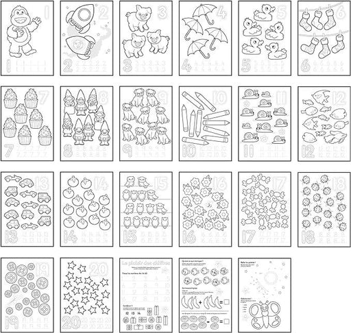 Orchard Toys - Cahier � Colorier D'Autocollants 1-20 - Limolin 