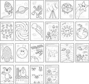 Orchard Toys - Cahier � Colorier D'Autocollants De L'Espace - Limolin 