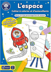 Orchard Toys - Cahier � Colorier D'Autocollants De L'Espace - Limolin 