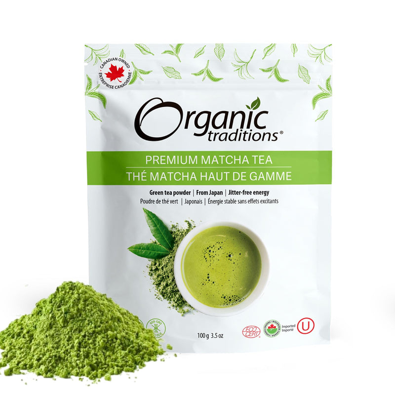 Organic Traditions - Premium Matcha Tea 100g - Limolin 