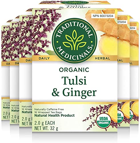 Organic Traditions - Tulsi & Ginger 16bags - Limolin 