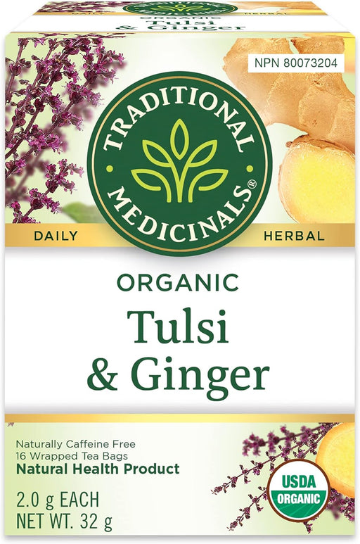 Organic Traditions - Tulsi & Ginger 16bags - Limolin 