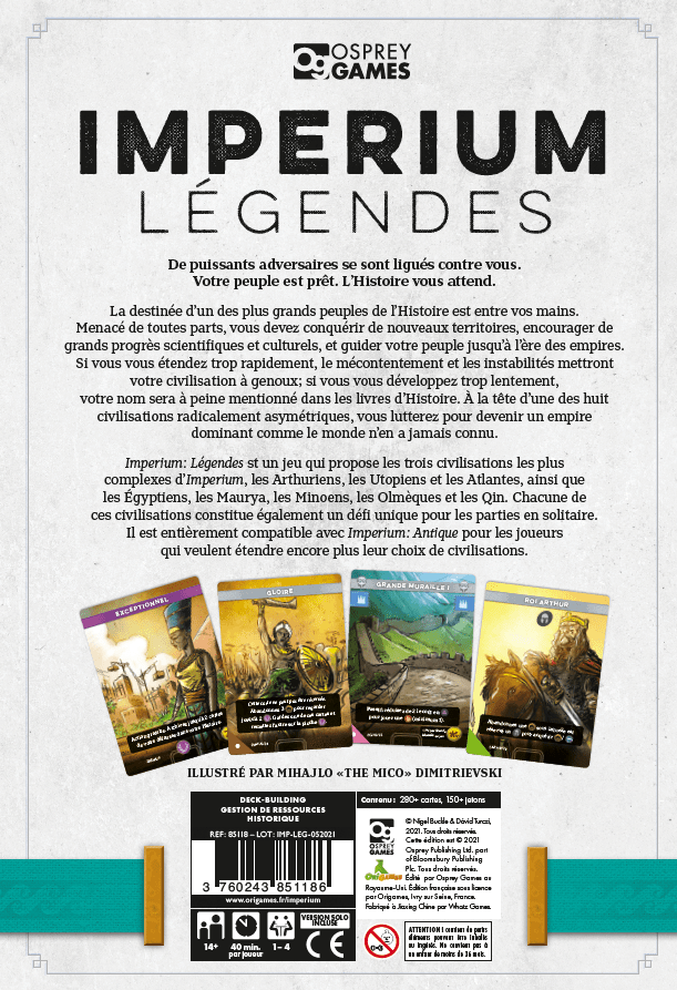 Origames - Imperium - Légendes - Limolin 