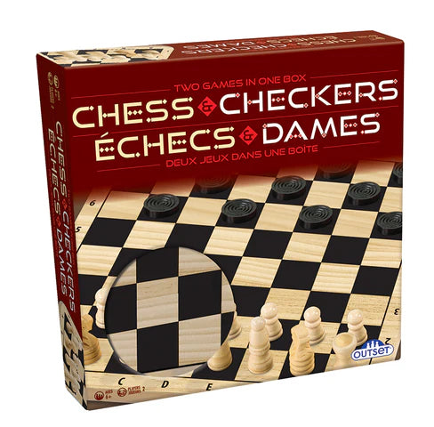 Outset Media - Chess and Checkers (Wood) - Limolin 