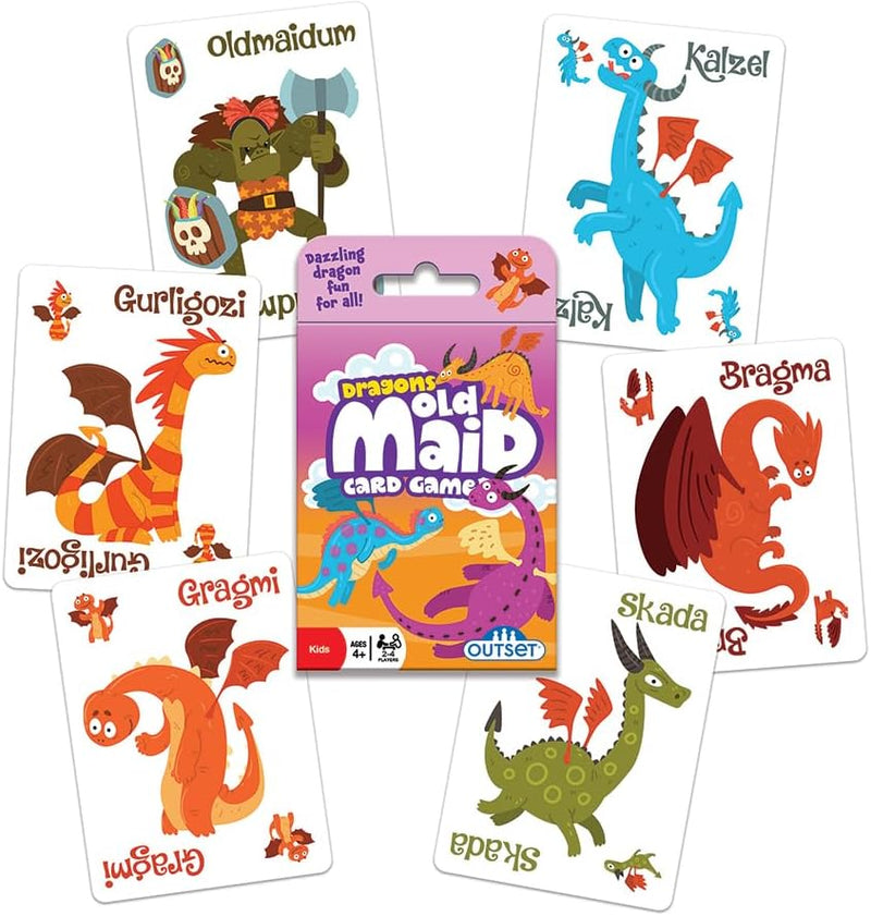 Outset Media - Dragons Old Maid Card Game - Limolin 