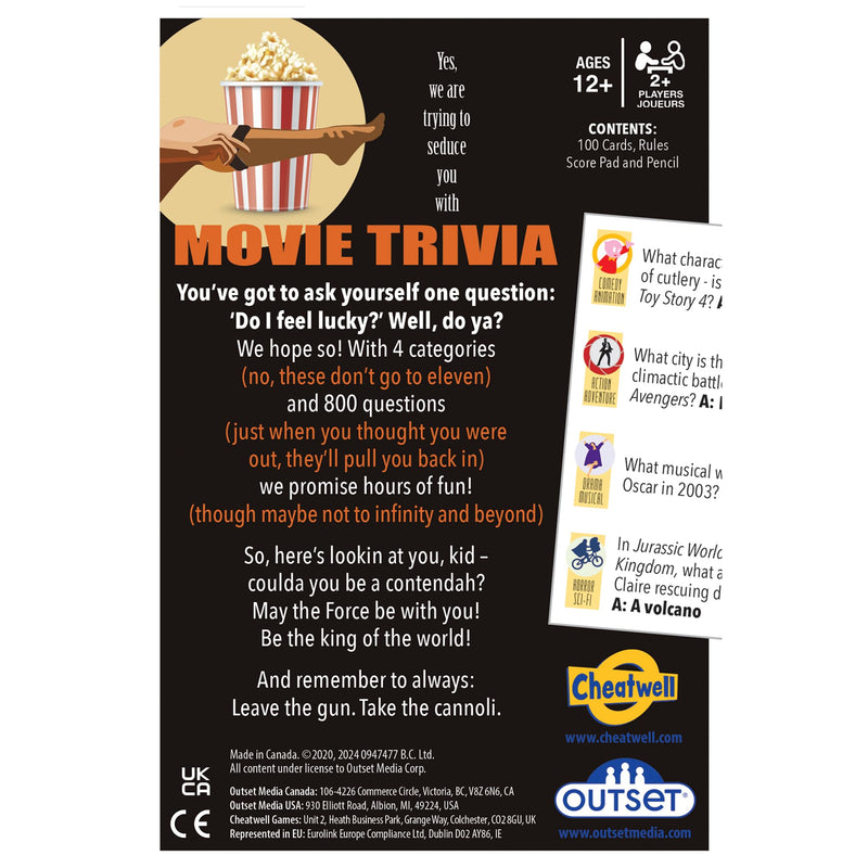 Outset Media - Movie Trivia Game - Limolin 