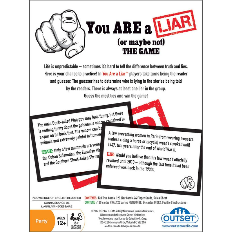 Outset Media - You Are A Liar - Limolin 