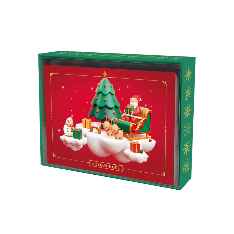 PBI ACN - CARTE NOËL ENS. DE 20 - AVEC LE PÈRE NOËL - Limolin 