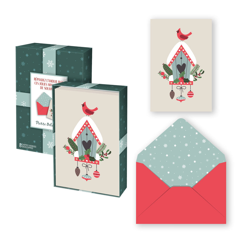 PBI ACN - CARTE NOEL MINI ENS. DE 8 CARDINAL 2024 - Limolin 