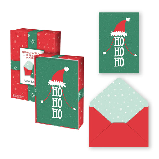 PBI ACN - CARTE NOEL MINI ENS. DE 8 HO HO HO 2024 - Limolin 