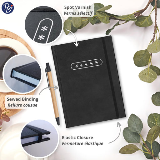 Pierre Belvedere - PASSWORD NOTEBOOK - 5 STARS - Limolin 
