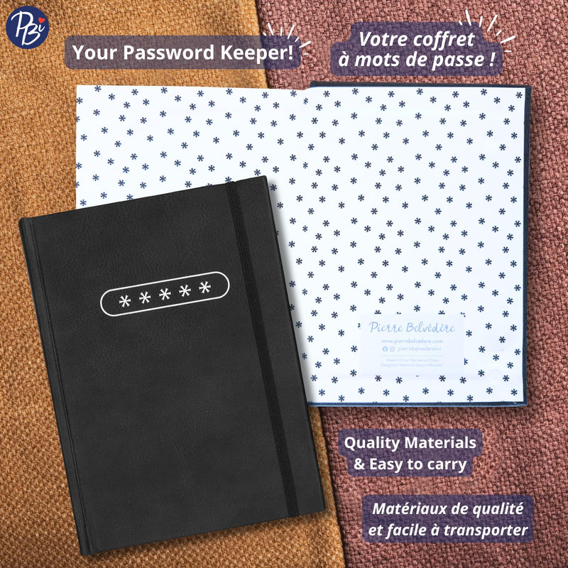 Pierre Belvedere - PASSWORD NOTEBOOK - 5 STARS - Limolin 