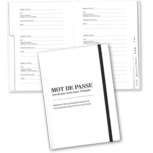 Pierre Belvedere - PASSWORD NOTEBOOK - DÉFINITION - Limolin 