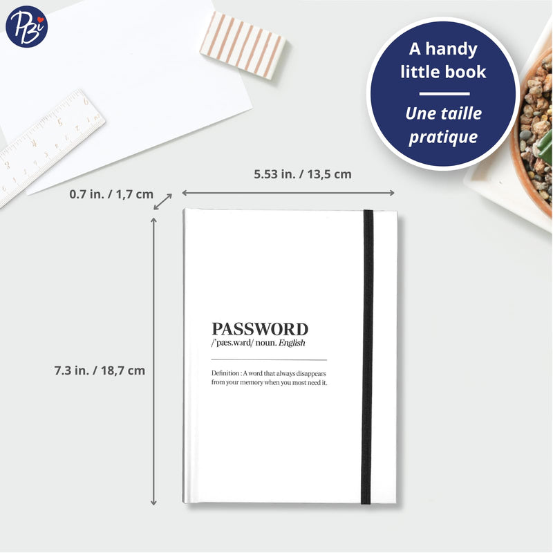 Pierre Belvedere - PASSWORD NOTEBOOK - ENG DEFINITION - Limolin 