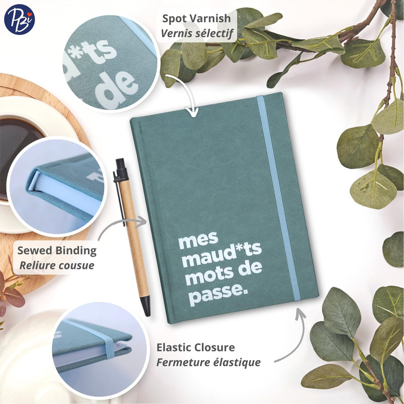 Pierre Belvedere - PASSWORD NOTEBOOK - MES M MOTS DE PASSE - Limolin 