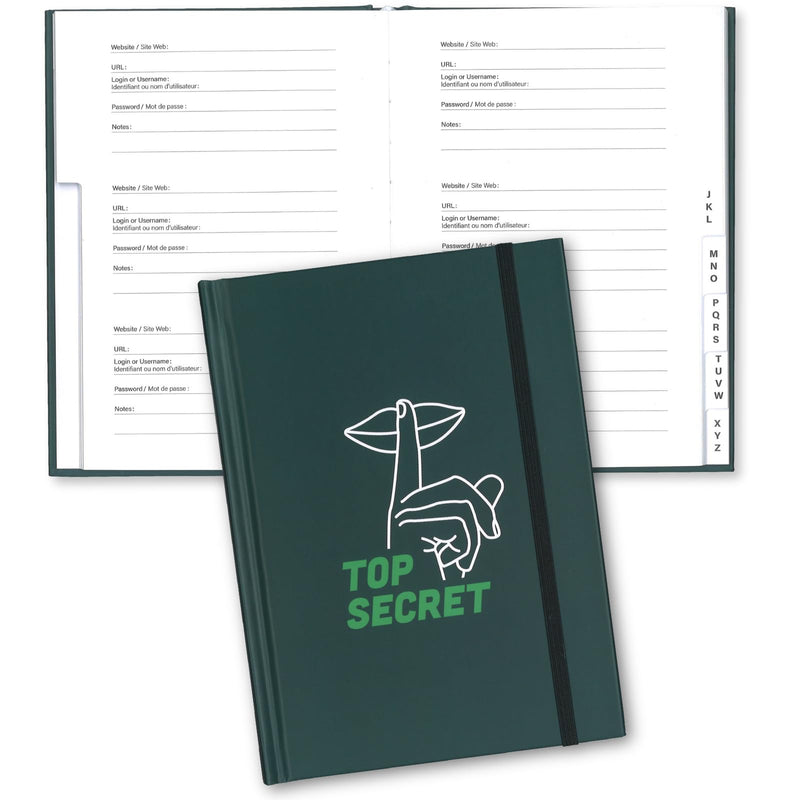 Pierre Belvedere - PASSWORD NOTEBOOK - TOP SECRET - Limolin 