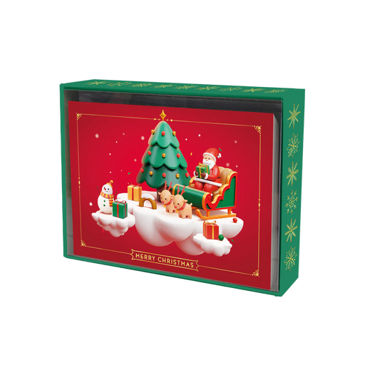 PBI ACN - X - MAS CARD SET/ 20 - WITH SANTA - Limolin 
