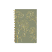 NOTEBOOK - FLEURS DORÉES