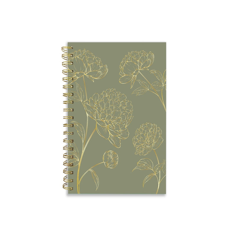 NOTEBOOK - FLEURS DORÉES