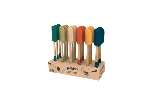 PEBBLY - BAMBOO Flex Silicone Spatula (Pack of 18) - Limolin 