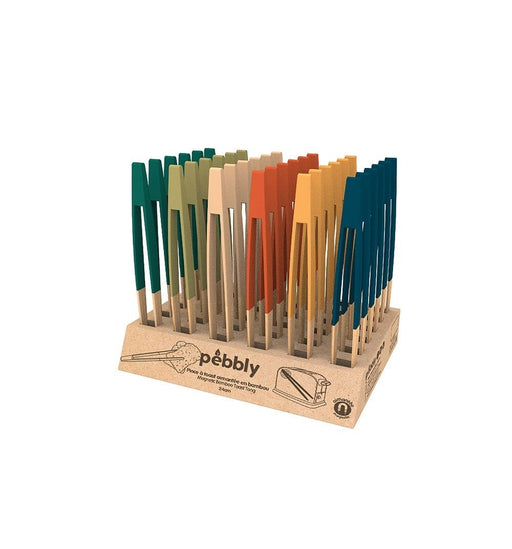 PEBBLY - BAMBOO Magnetic Toast Tong (Pack of 36) - Limolin 