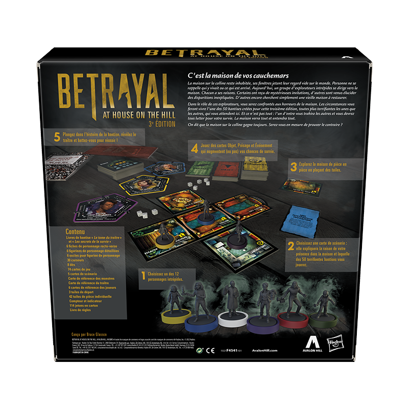 PIXIES GAMES - BETRAYAL AT HOUSE ON THE HILL (FR) - Limolin 