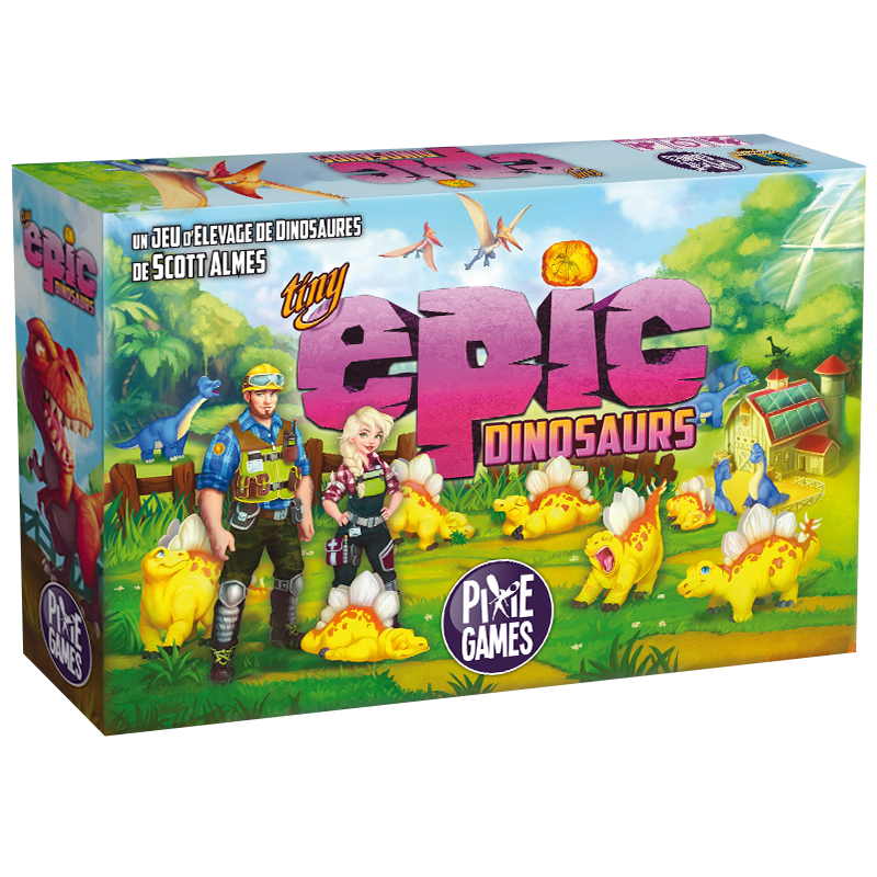 PIXIES GAMES - Tiny Epic : Dinosaurs (Fr) - Limolin 