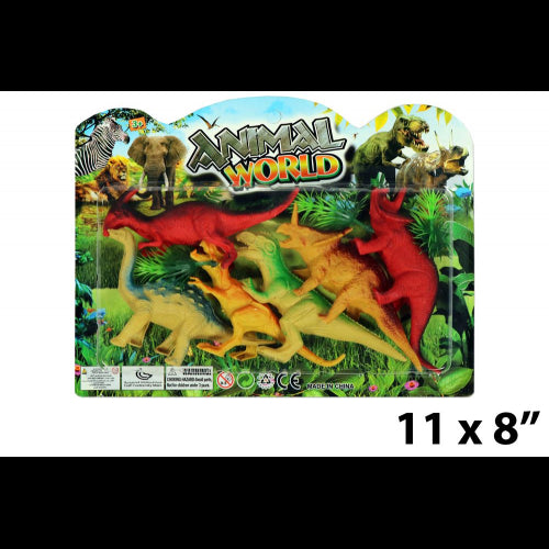 PKD - DINOSAURS - 5.5" - 6pk ASST - Limolin 