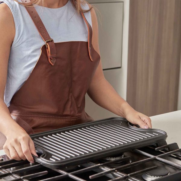 Victoria - Reversible Cast Iron Griddle - 47 x 25 cm