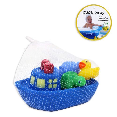 PLUSH - 4pk BATH TOYS - BOAT - Limolin 