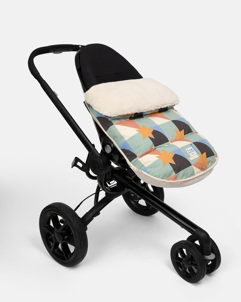 7AM - BenjiPOD - Prints Sherpa | Baby Sleep Pod for Infants and Toddlers Compatible with Strollers