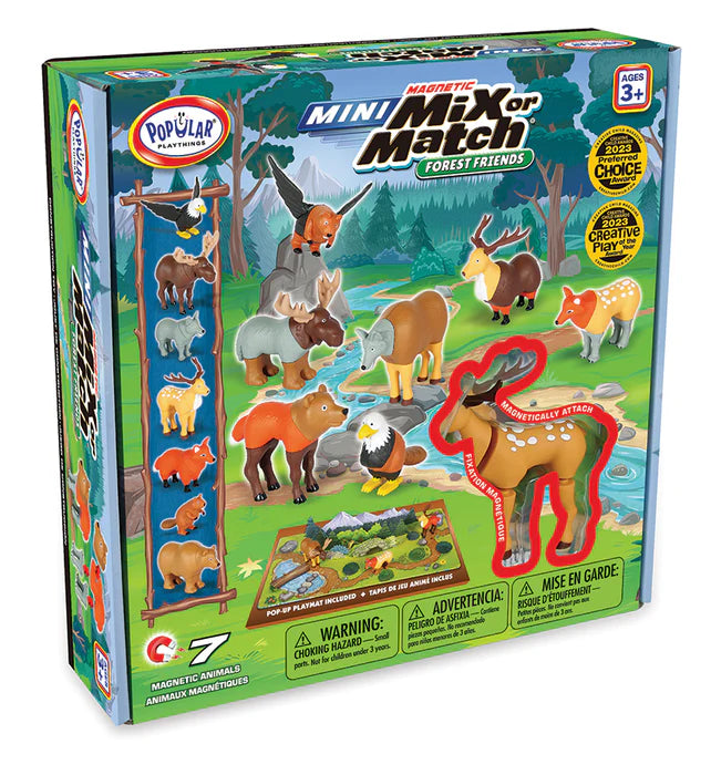 Popular Playthings - MINI Magnetic Mix or Match Forest (Bilingual)