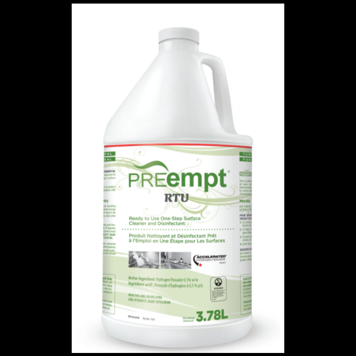 PREempt - Rtu-Liquid Nettoyant & Désinfectant /Cleaner & Disinfectant (3.78L) - Limolin 