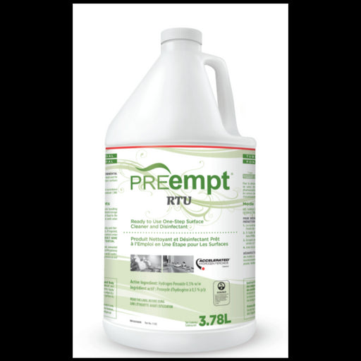 PREempt - Rtu-Liquid Nettoyant & Désinfectant /Cleaner & Disinfectant (3.78L) - Limolin 