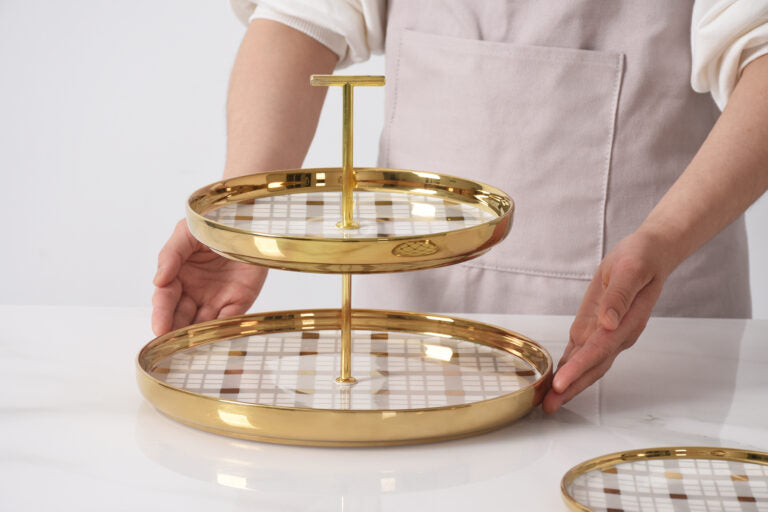 Pampa Bay - For the Holidays 2-Tiered Dish - Limolin 