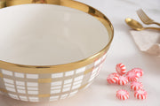 Pampa Bay - For the Holidays Plaid Large Bowl - Limolin 
