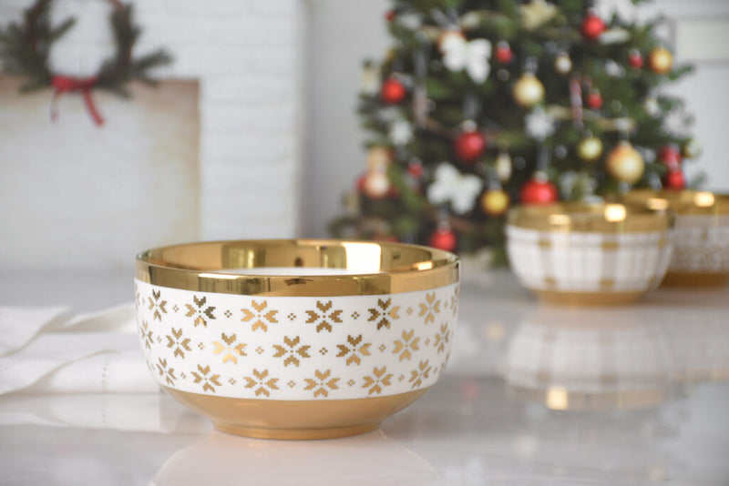 Pampa Bay - For the Holidays Snowflake Small Bowl - Limolin 