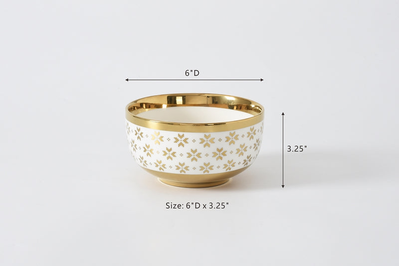 Pampa Bay - For the Holidays Snowflake Small Bowl - Limolin 