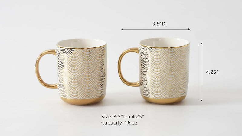 Pampa Bay - Gift Set Dotted Mugs - Limolin 